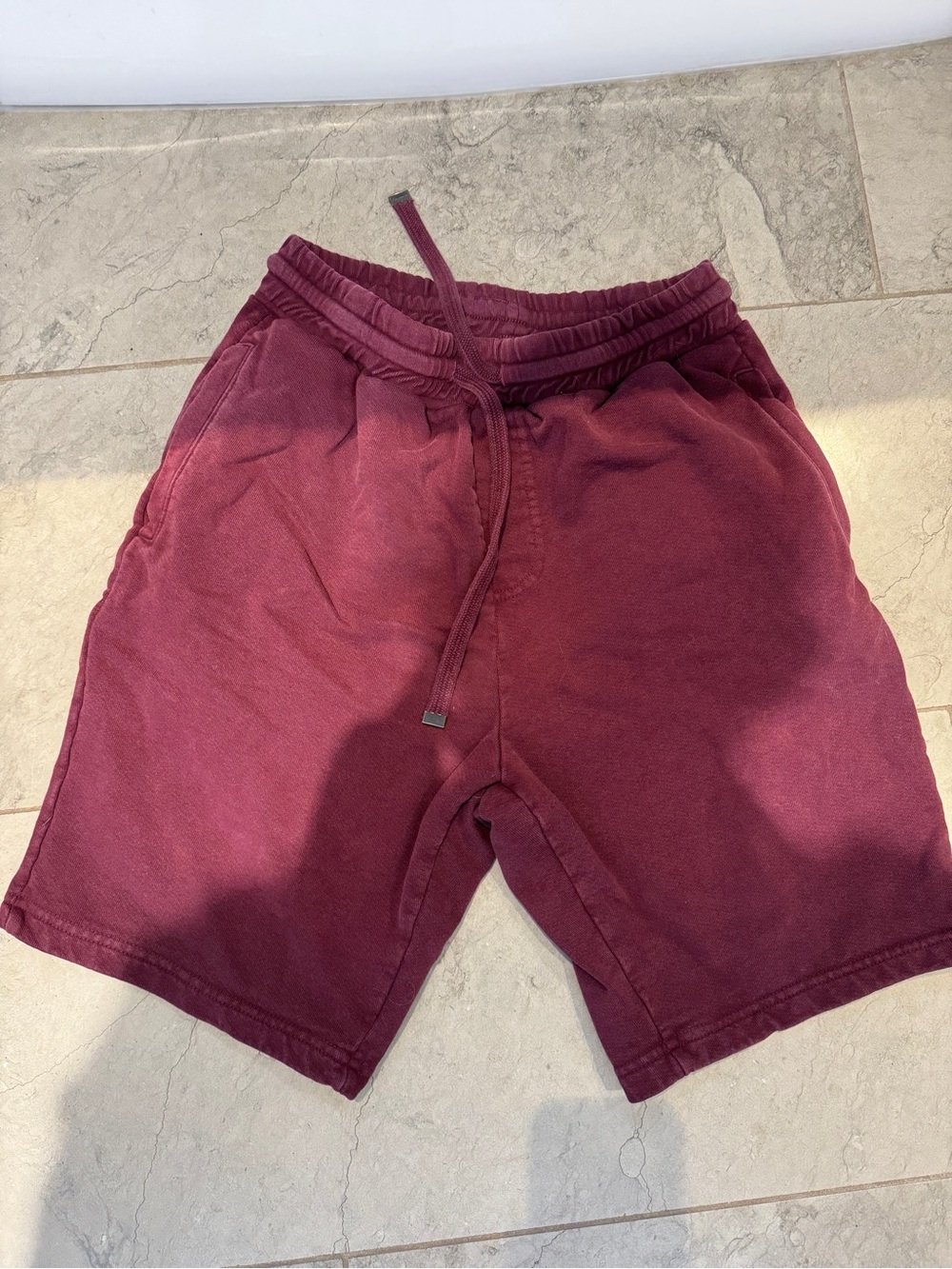 Talentless Men's Casual Burgundy Drawstring Shorts